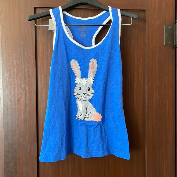 Pj Couture Other - NWT Cute Blue Bunny Crew Neck Racer Back Sleep Tank